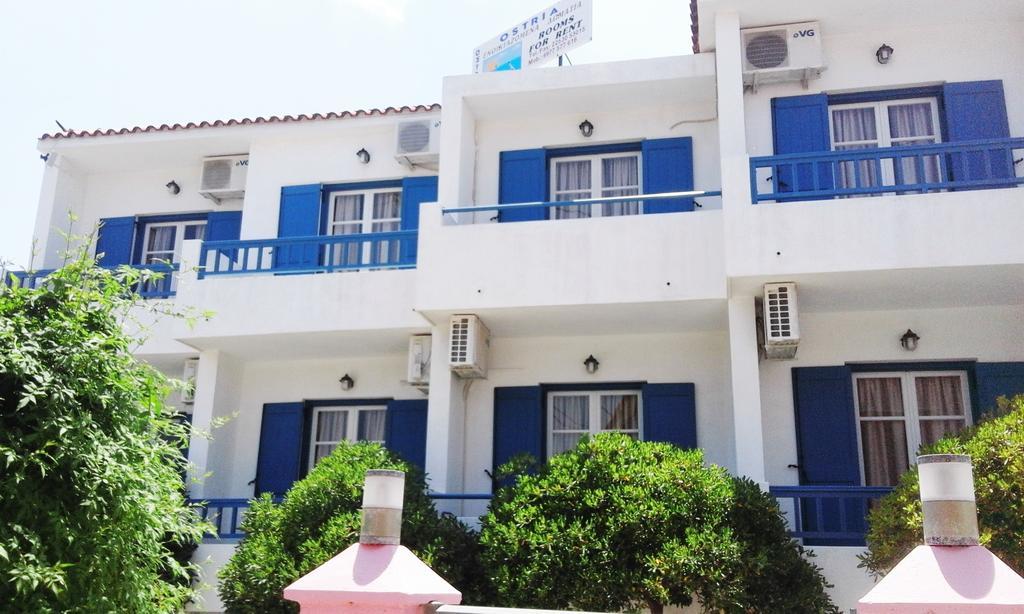 Ostria Eressos Rooms Skála Eresoú Exterior foto